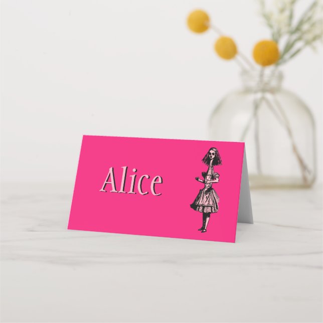 Carte De Placement Alice au pays des merveilles (Devant)