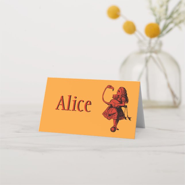 Carte De Placement Alice au pays des merveilles (Devant)