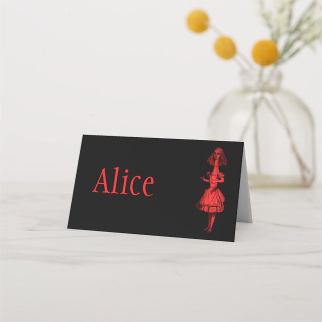 Carte De Placement Alice au pays des merveilles (Devant)
