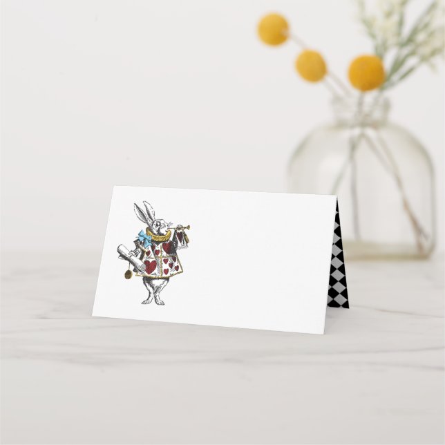 Carte De Placement Alice au pays des merveilles Rabbit (Devant)