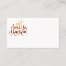 Amusants Mangez Boire et Soyez Thanksgiving