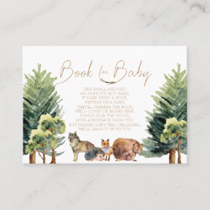 Carte De Placement Animaux des bois Livre Pour Baby Insert Card W