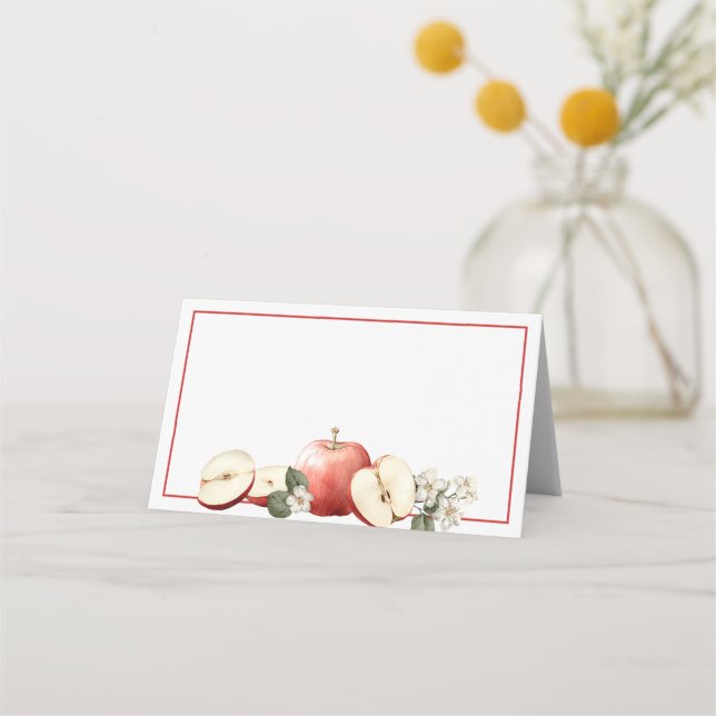 Carte De Placement Apple Blossom Fall Baby shower Place Card (Devant)