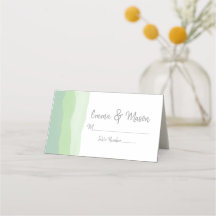 Aquarelle verte Chic Neo Mint