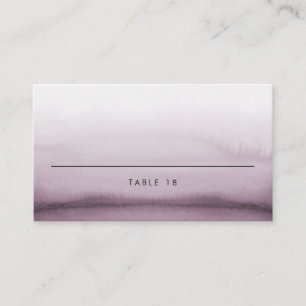 Carte De Placement Aquarelle violet Ombre Mariage moderne