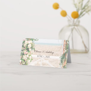 Carte De Placement Arbor Beach Wedding Place / Escort Cards
