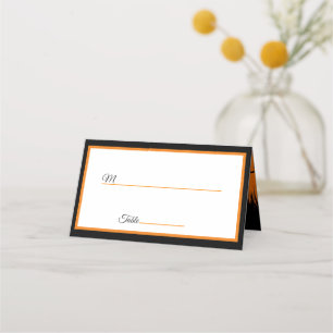 Carte De Placement Arbre d'horreur d'Halloween Personnaliser les noms