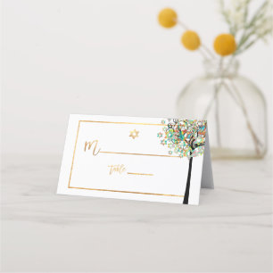 Carte De Placement Arbre PixDezines de LIfe+Vert+Orange