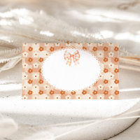 Arc à dentelle fleurie vintage Cutie tarte à tarte