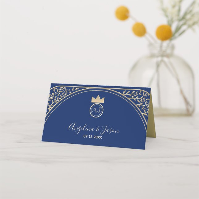 Carte De Placement Art Déco doré (Dos)
