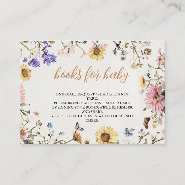 Carte De Placement Baby in Bloom Livres pour bébé (Devant)