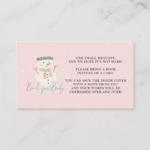 Carte De Placement Baby It's Cold Outside Shower Books for Baby Cards