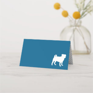 Carte De Placement Baby shower carlin Silhouette Puppy