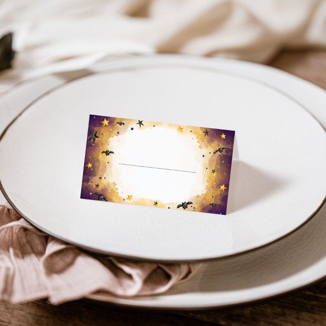 Carte De Placement Baby shower D'Halloween, Un Petit Baby shower De B (Créateur téléchargé)