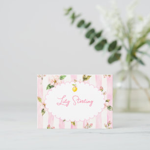 Carte De Placement Baby Shower Floral Rose Délicieux pour un Mariage