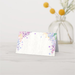 Carte De Placement Baby shower papillon Étiquettes alimentaires ou ca