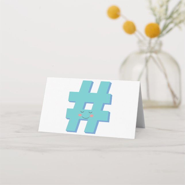 Carte De Placement Balise de hachage (Devant)