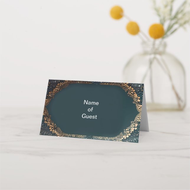 Carte De Placement Balise de nom pour les emplacements de table maria (Devant)