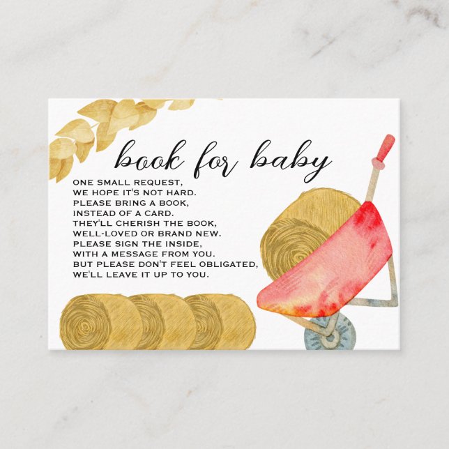 Carte De Placement Barnyard Animals - Grange - Livre Pour Baby Insert (Devant)