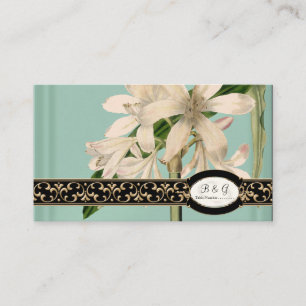 Carte De Placement Baroque Vintage Lily Table Mariage officielle Sièg