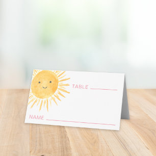 Carte De Placement Bébé Soleil Shower