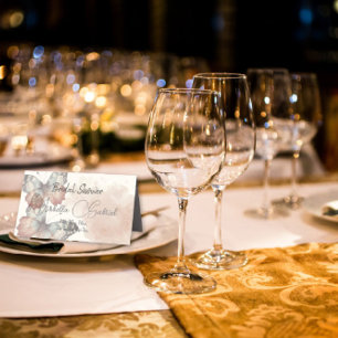 Carte De Placement Belle Fête des mariées papillon Table No.