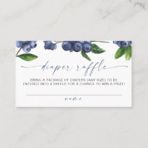 Billet de tombola de couche pour Baby Shower Myrti