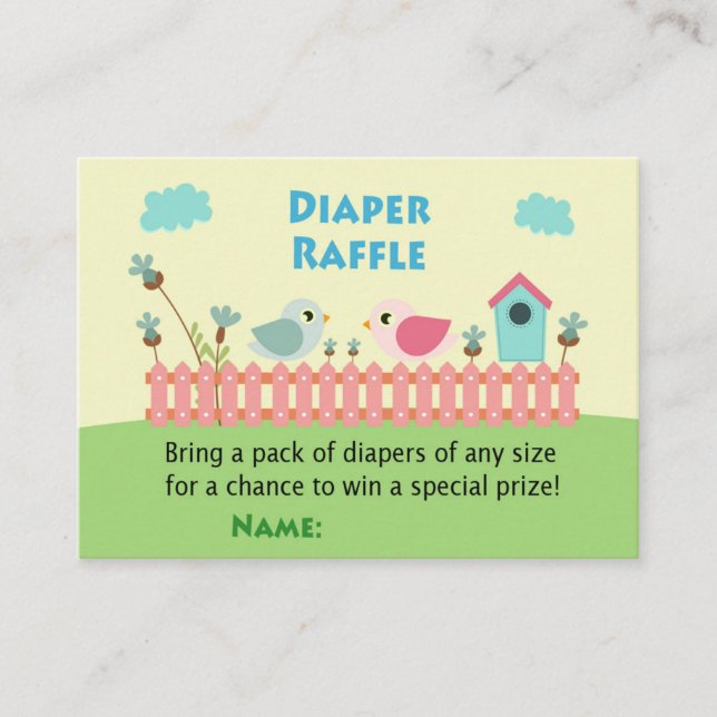Carte De Placement Billets de rousseur Little Bird Diaper (Devant)