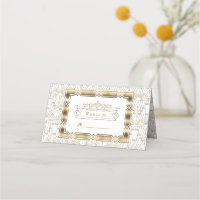 Blanc noir Art déco Gatsby 1920 Style Mariage