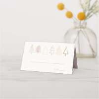 Boho Pink Christmas Trees de Noël