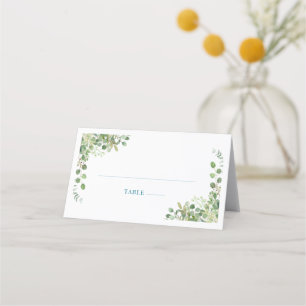 Carte De Placement Bois Animaux Baby shower de camion bleu