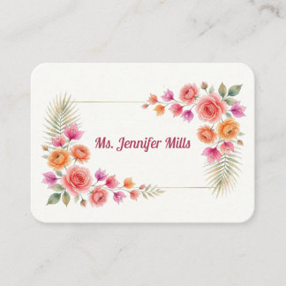Carte de placement Bougainville en fleurs