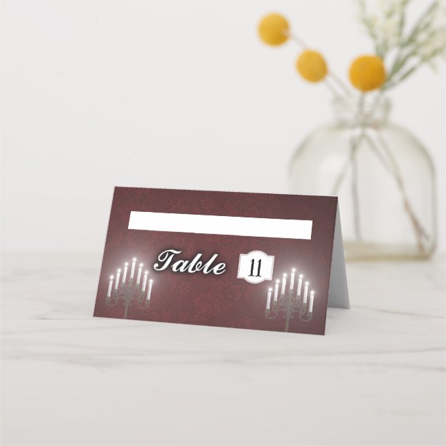 Carte De Placement Bougies (Devant)