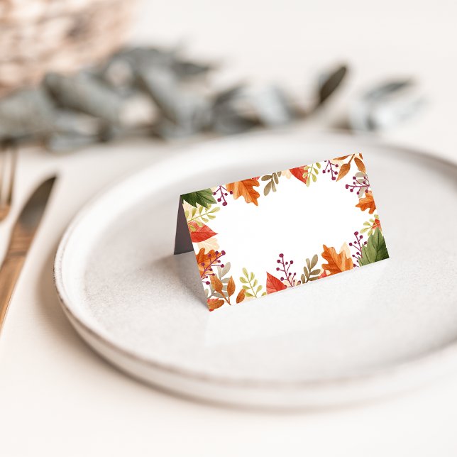 Carte De Placement Bounty d'automne | Thanksgiving (Créateur téléchargé)