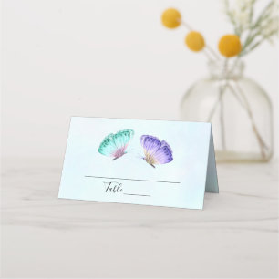 Carte De Placement Boutons d'aquarelle Pastel