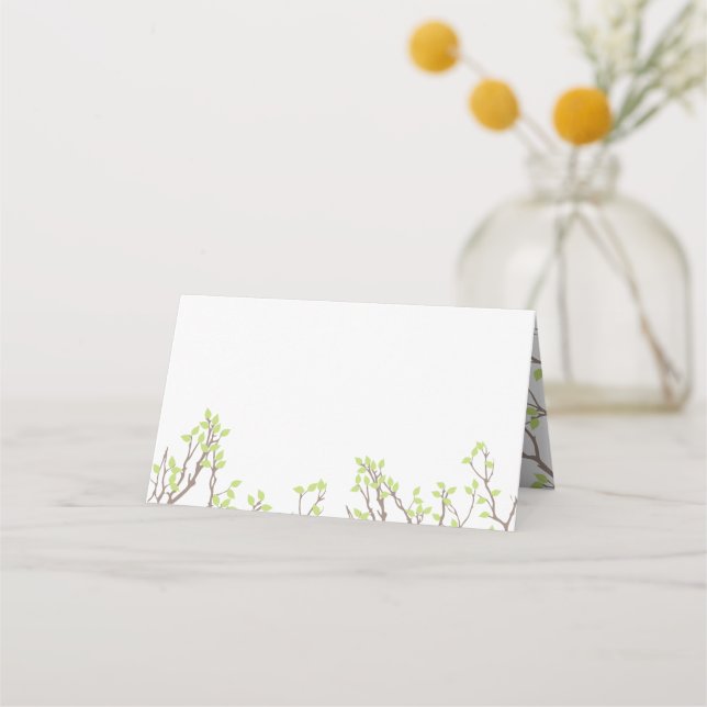 Carte De Placement Branches joyeuses (Devant)