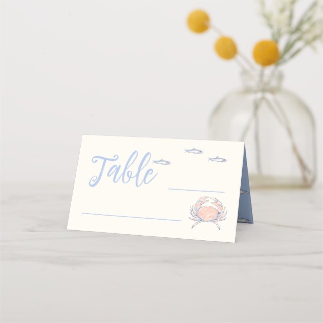 Carte De Placement brise marine (Devant)