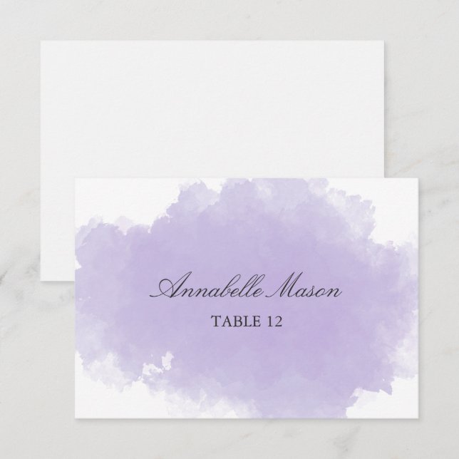 Carte de placement | Brume de Lavande (Devant / Derrière)