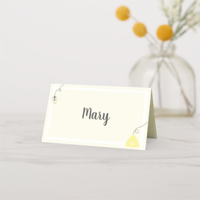 Carte De Placement Buzz avec Joy Tent Cards (Devant)