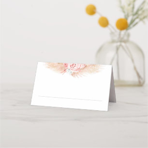 Carte De Placement Carte de Mariage Tropical Pampas Grass