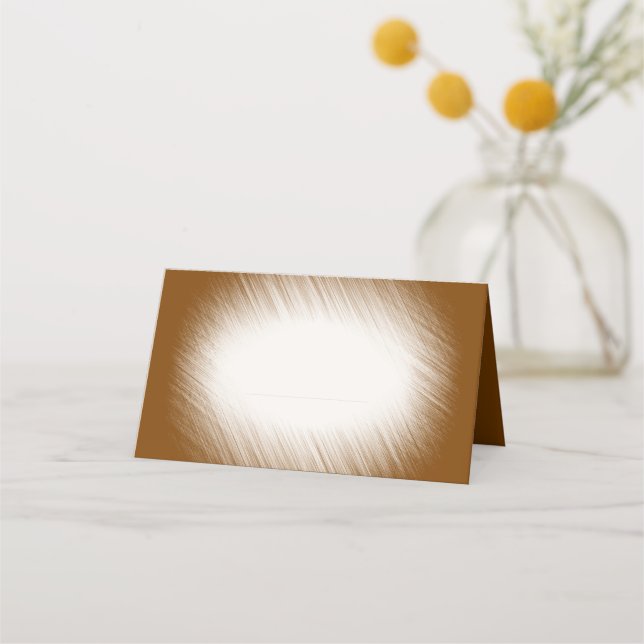 Carte De Placement Carte de place au chocolat (Devant)