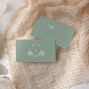 Carte De Placement Carte de place de monographie vintage