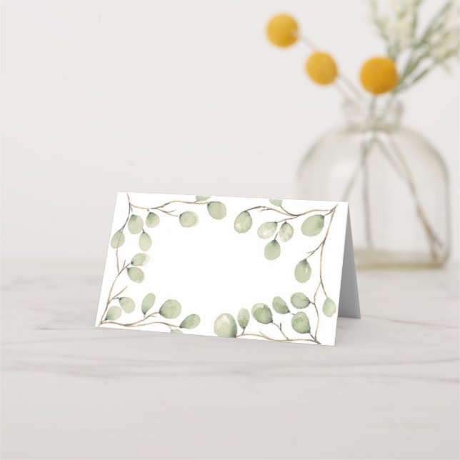 Carte De Placement Carte de place pliée (Devant)