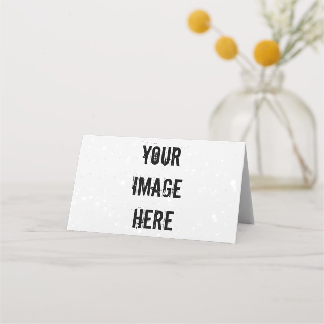 Carte De Placement Carte de place pliée entièrement personnalisable (Devant)