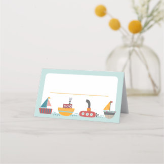 Carte De Placement Carte de tente à thème nautique, carte de place