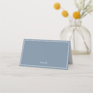 Carte De Placement Carte d'opportunité Mariage Dusty Blue 01