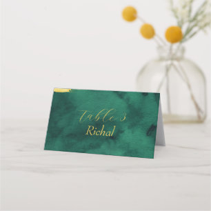 Carte De Placement Carte Emerald Gold Mariage Place