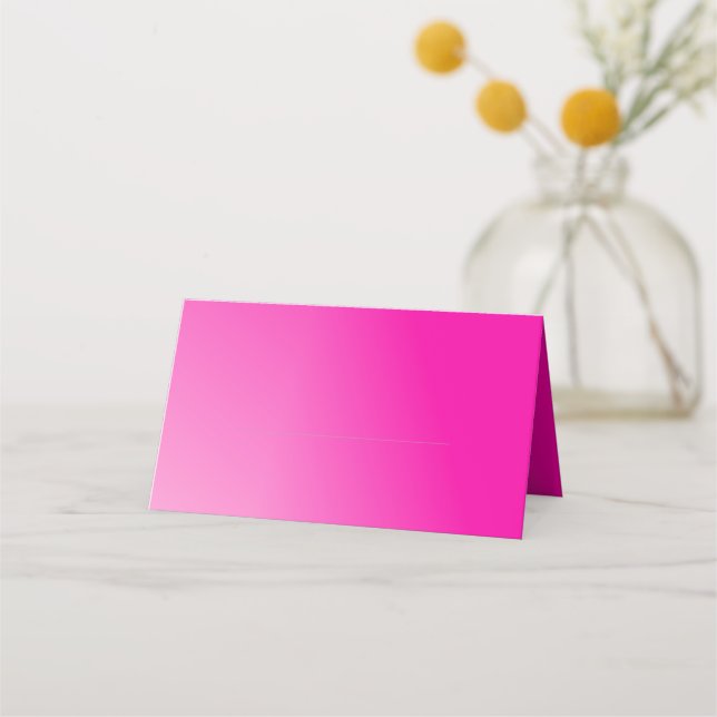 Carte De Placement Carte Fuchsia (Devant)