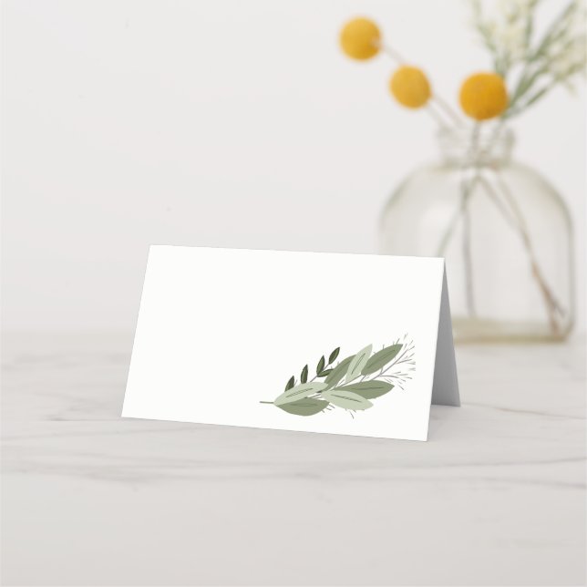 Carte De Placement Carte mariage Sprigs Place (Devant)