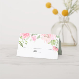 Carte De Placement Carte Mariage Spring Peony